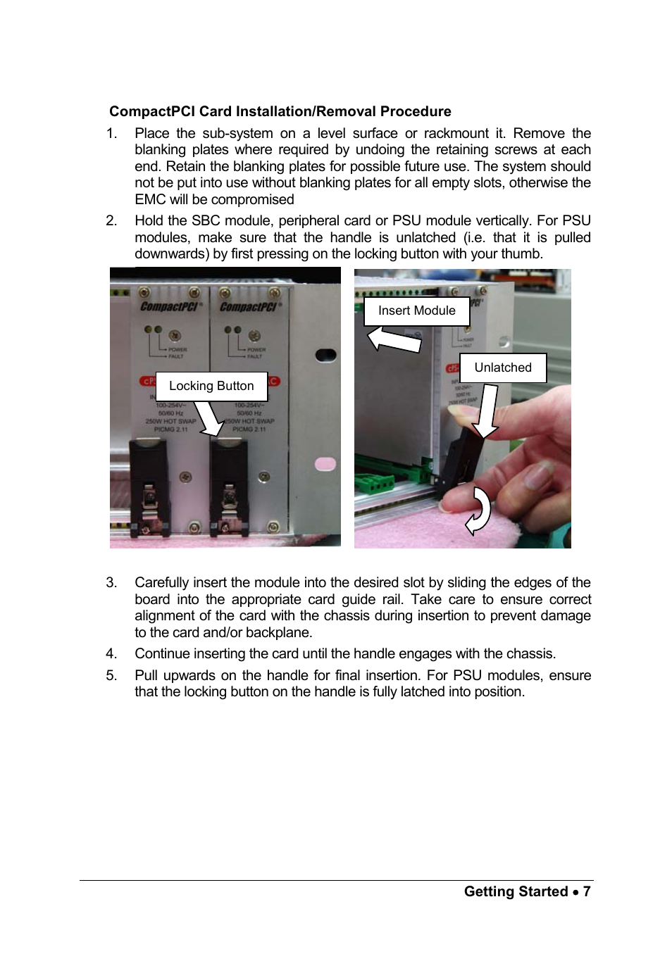ADLINK cPCIS-ET1100 Series User Manual | Page 13 / 50