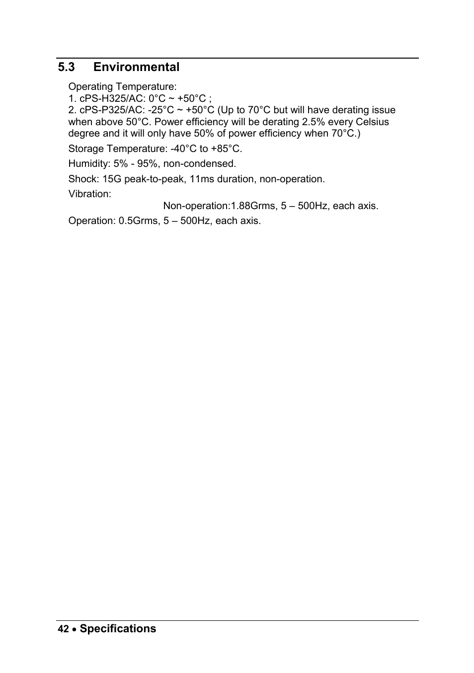 3 environmental, Environmental | ADLINK cPCIS-ET1100 Series User Manual | Page 48 / 50