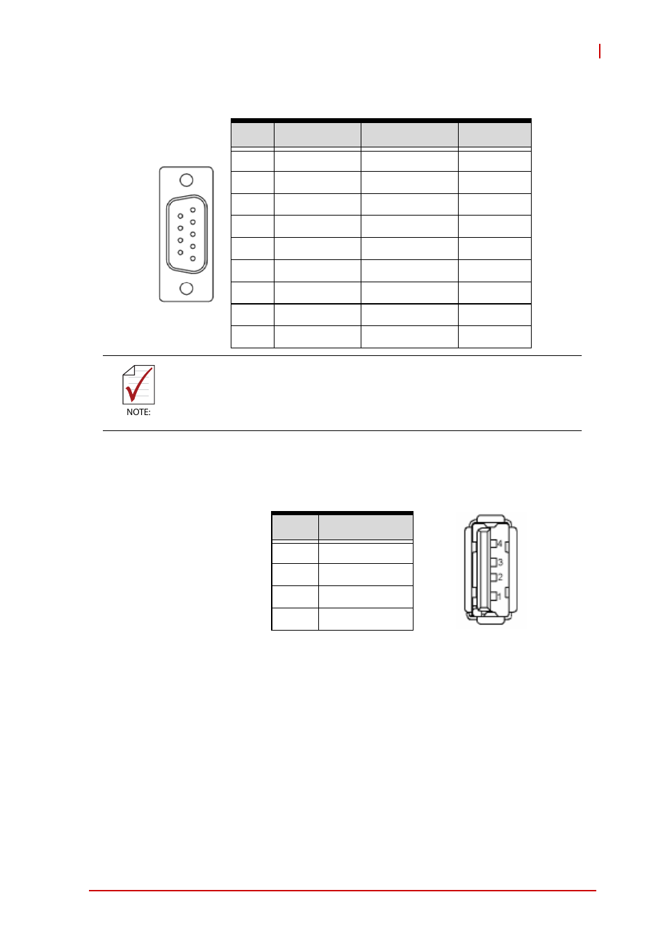 Com2 rs-232/422/485 connector, Usb6/9/8 type a connectors | ADLINK cPCI-R6700 Series User Manual | Page 25 / 48