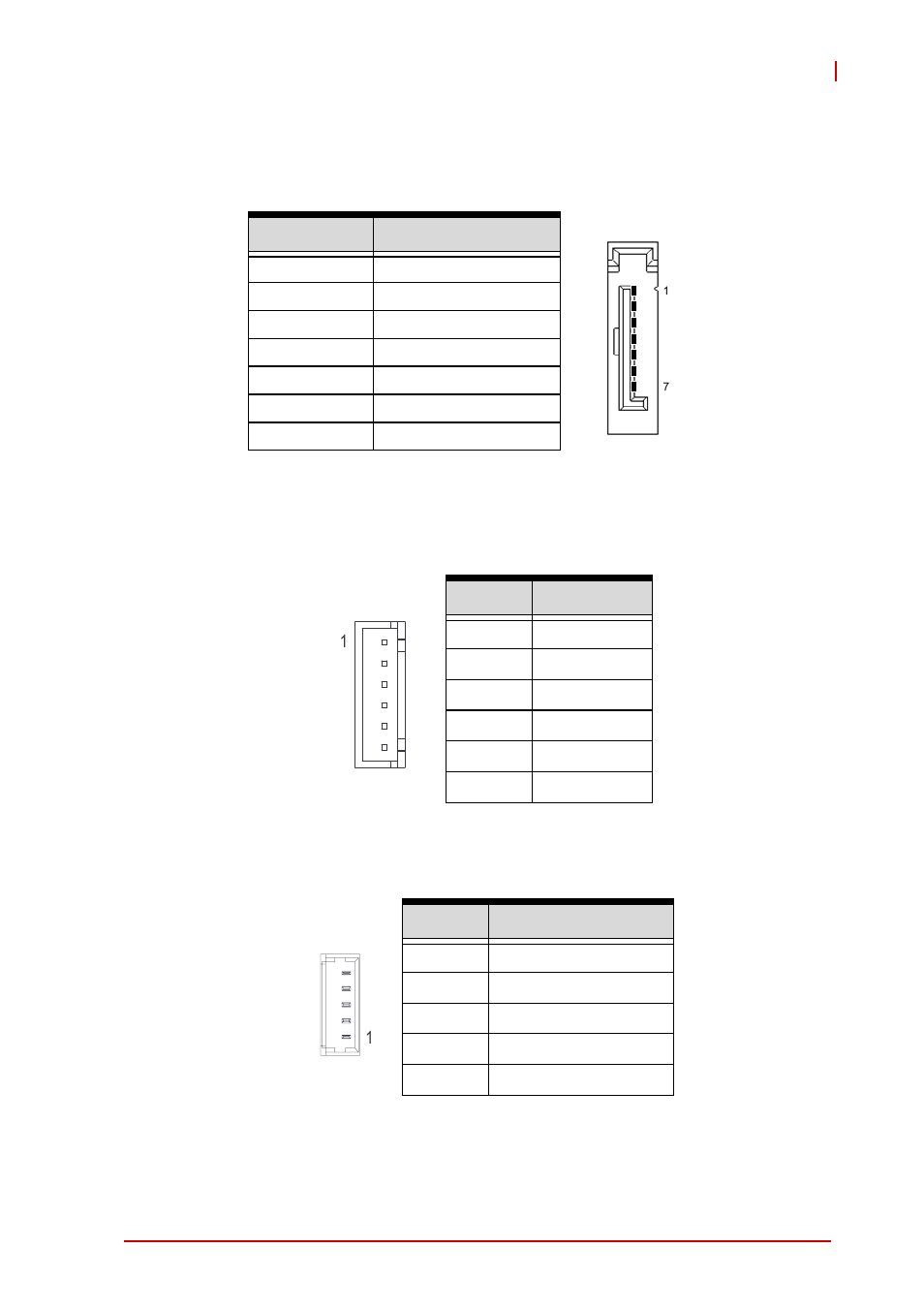Onboard connectors, Sata connectors (cn2~4), Auxiliary power connector (cn8) | Sata power connector (cn9) | ADLINK cPCI-R6700 Series User Manual | Page 27 / 48