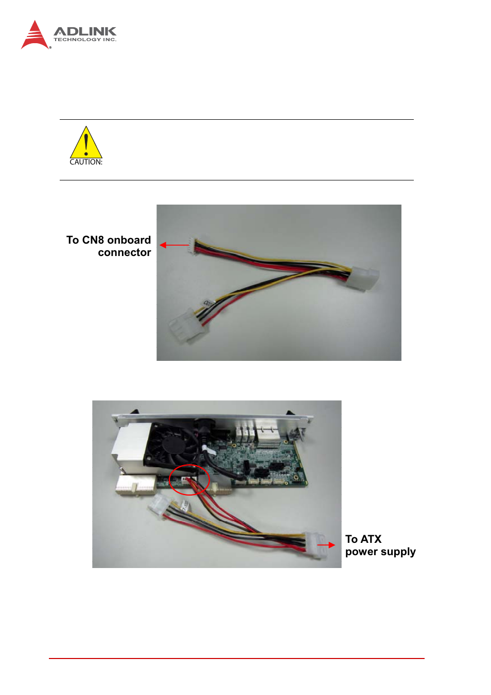 2 auxiliary power cord, Auxiliary power cord | ADLINK cPCI-R6700 Series User Manual | Page 40 / 48