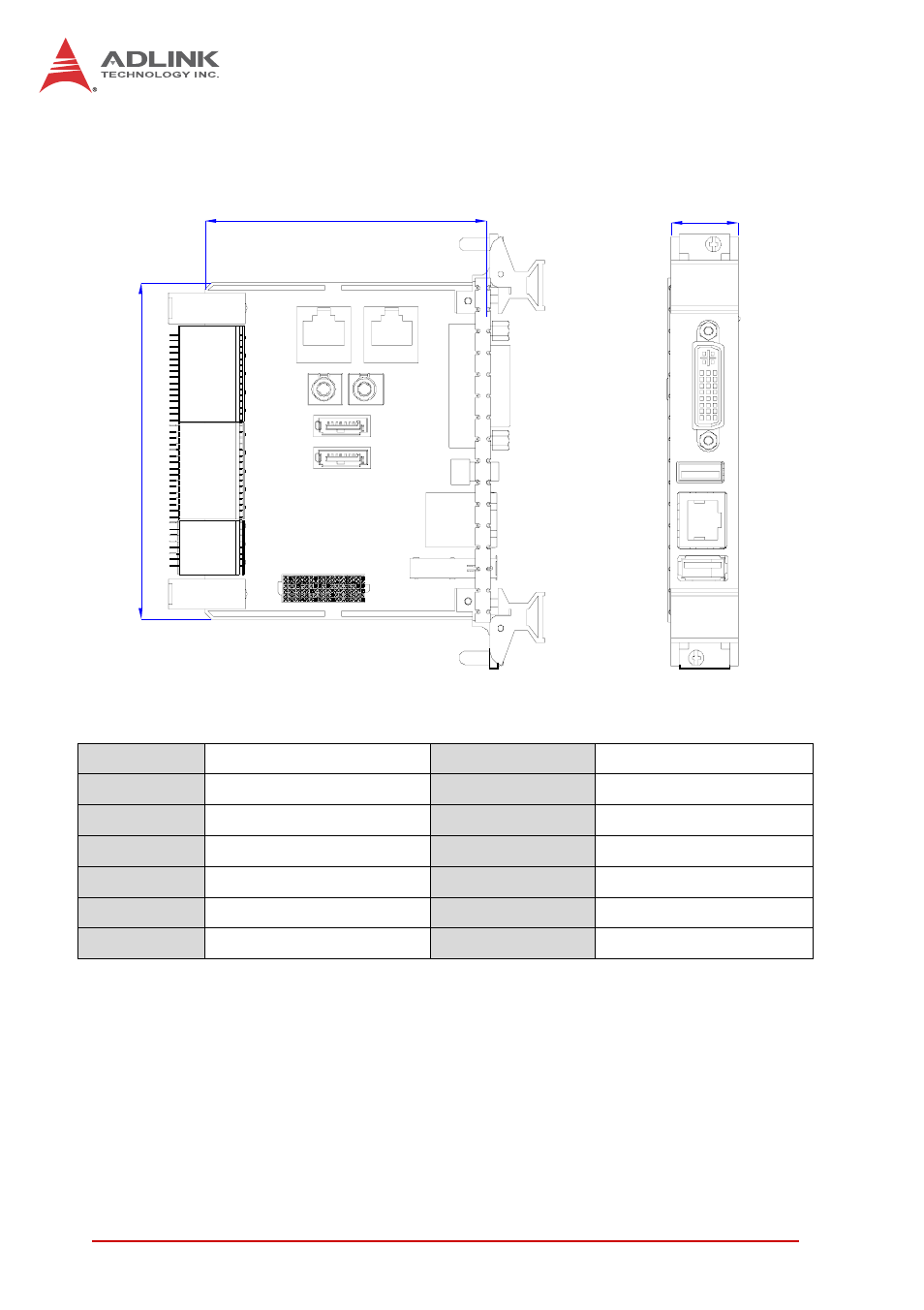 4 vpx-r300 rtm board layout, Vpx-r300 rtm board layout, Figure 4-3: vpx-r300 rtm board layout | ADLINK VPX3000 User Manual | Page 38 / 50