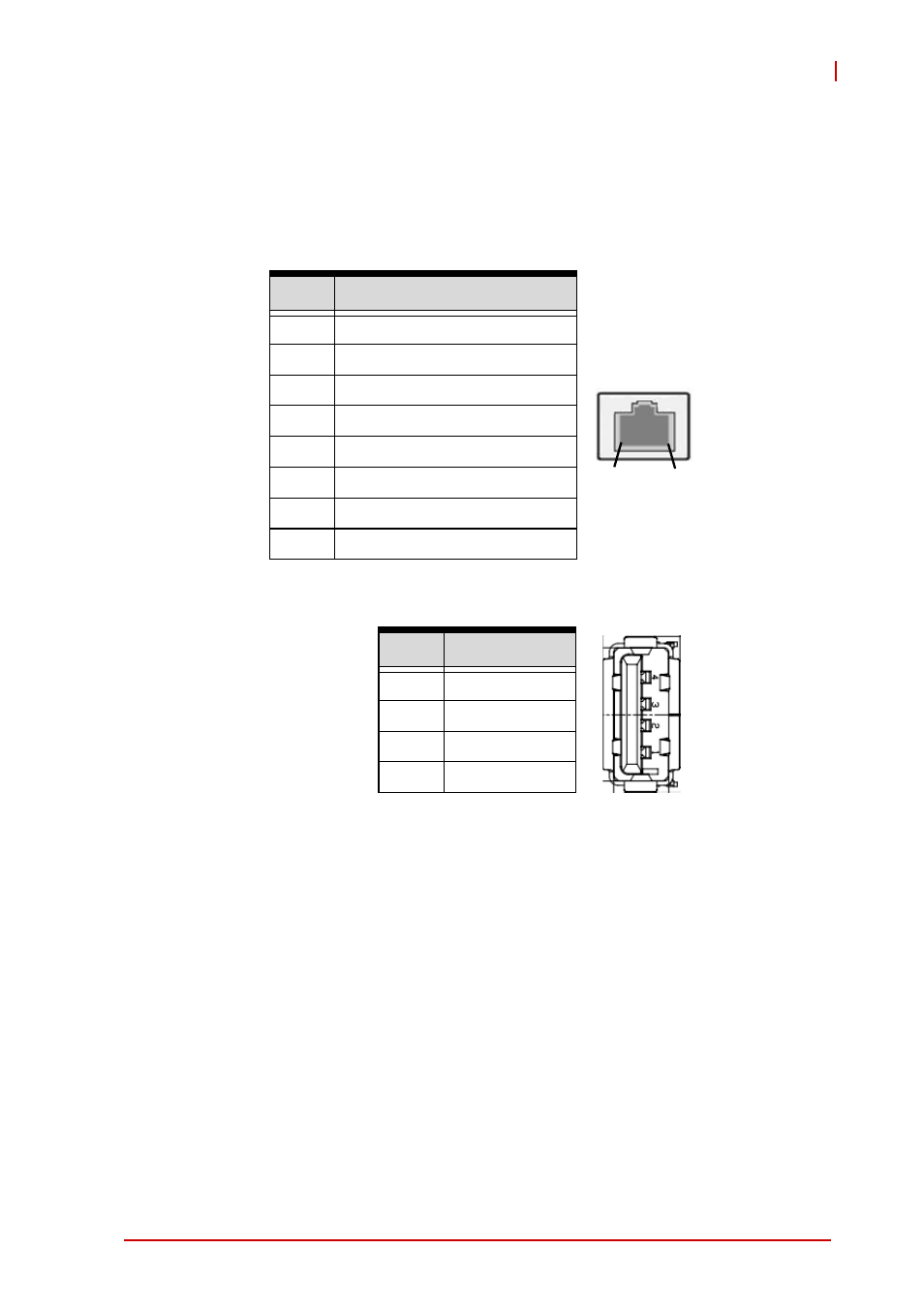 5 vpx-r300 rtm connector pin assignments, Rear i/o connectors, Gigabit ethernet connectors (cn11, rj-45) | Usb 2.0 connector (cn16), Vpx-r300 rtm connector pin assignments | ADLINK VPX3000 User Manual | Page 39 / 50