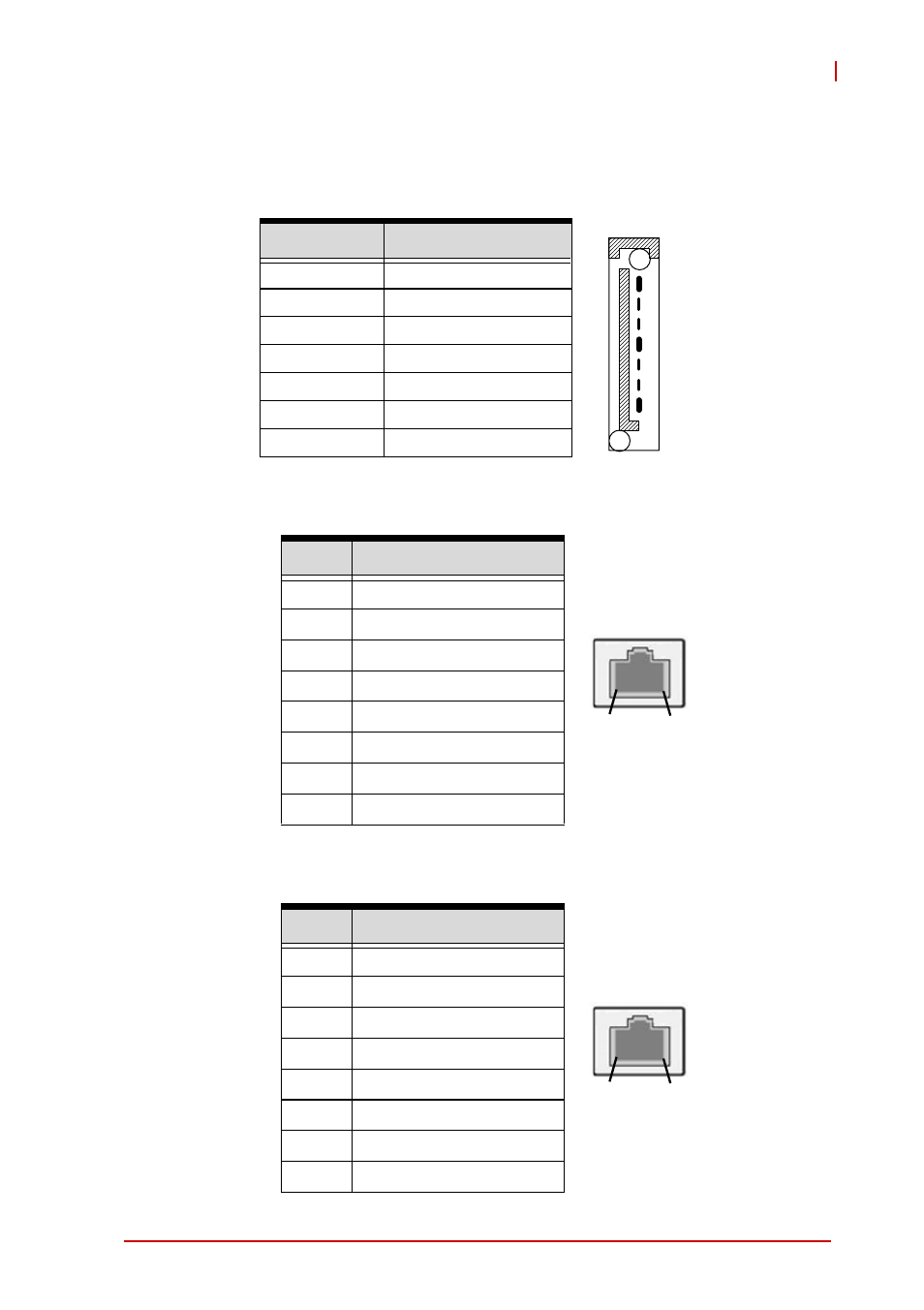 Onboard connectors, Sata connector (cn12/13), Rs-232 (cn31, rj-45) | Rs-422 (cn32, rj-45) | ADLINK VPX3000 User Manual | Page 41 / 50