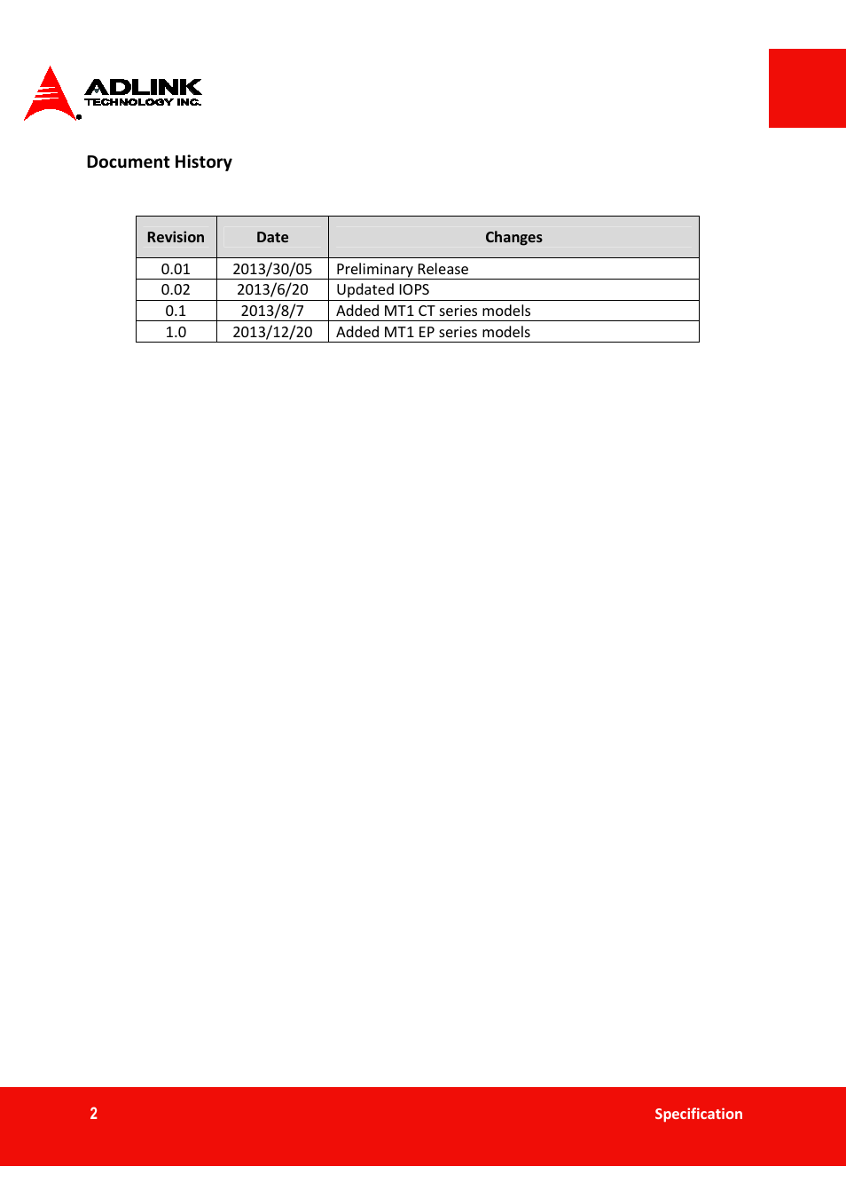 ADLINK ASD26-MT1 ET Series User Manual | Page 2 / 29
