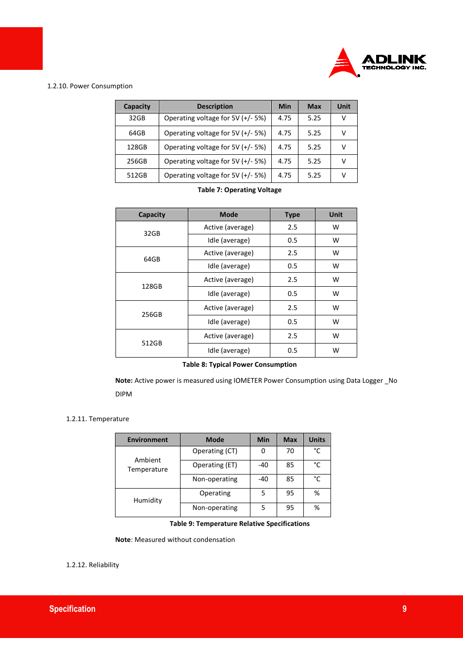 ADLINK ASD26-MT1 ET Series User Manual | Page 9 / 29