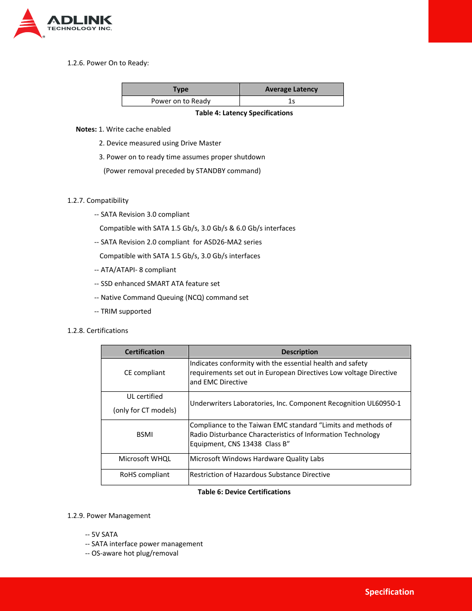 ADLINK ASD26-MA2 Series User Manual | Page 8 / 29