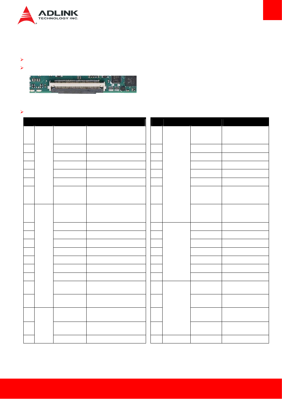 40-pin multipurpose connector | ADLINK Express-BE User Manual | Page 33 / 84