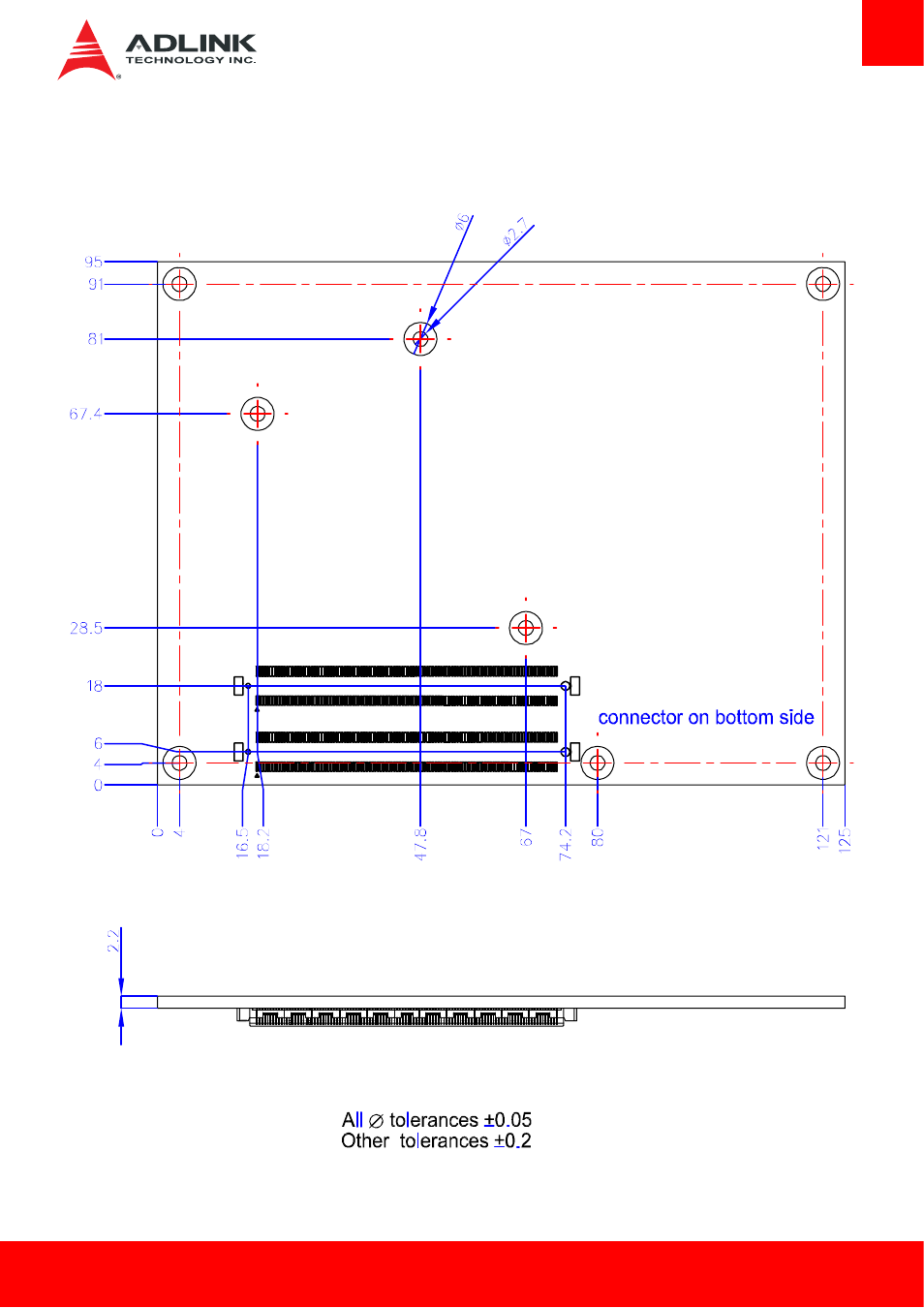 16 mechanical drawing, Mechanical drawing | ADLINK Express-HLE User Manual | Page 11 / 89