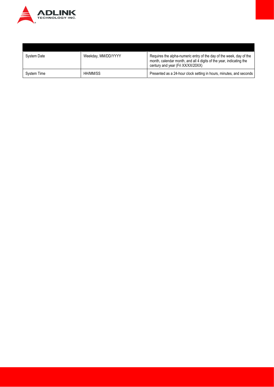 5 system date and time | ADLINK Express-HLE User Manual | Page 55 / 89