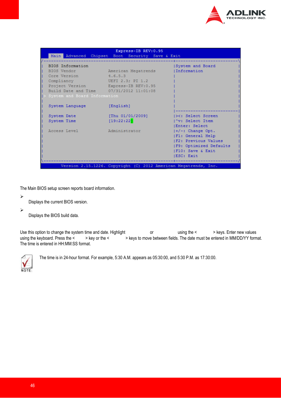 Main setup | ADLINK Express-IB User Manual | Page 46 / 80