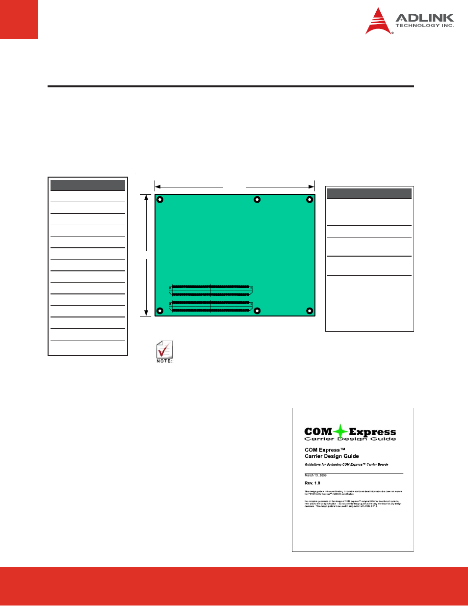 5 pinout and signal descriptions, 1 com express® type 6 compatible pinout, 2 carrier board design guide | Com express® type 6 compatible pinout, Carrier board design guide, 1 com express, Type 6 compatible pinout | ADLINK Express-HR User Manual | Page 15 / 76