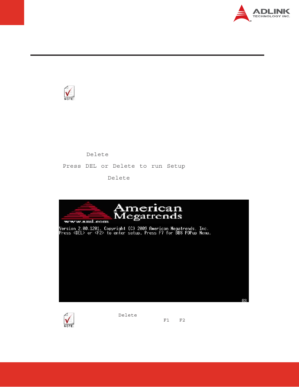 9 bios setup utility, 1 starting the bios, Starting the bios | ADLINK Express-HR User Manual | Page 37 / 76