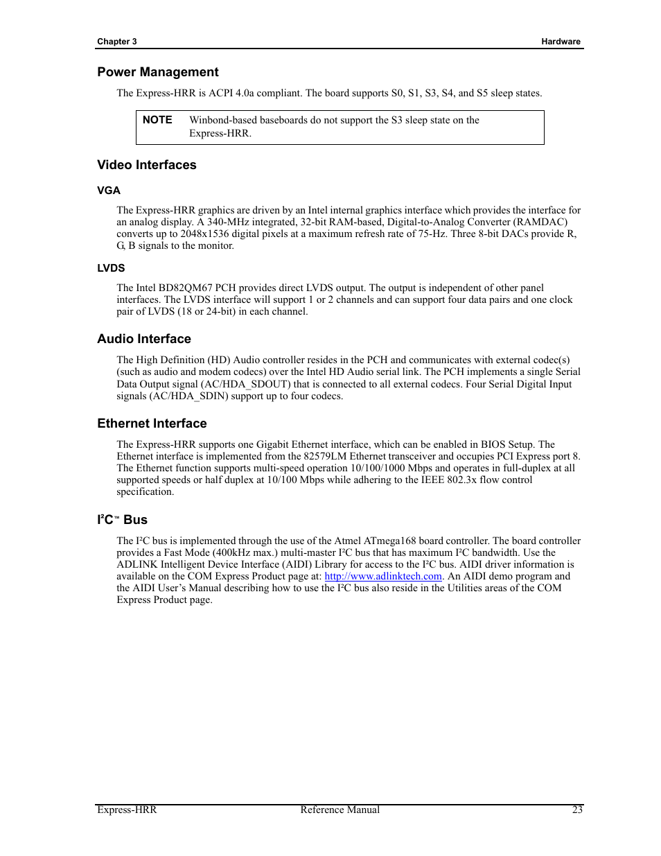 ADLINK Express-HRR User Manual | Page 27 / 54