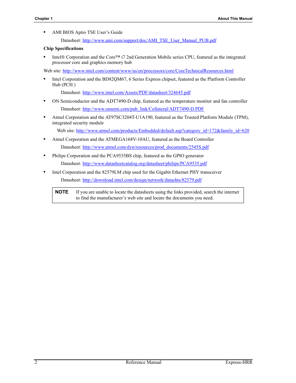 ADLINK Express-HRR User Manual | Page 6 / 54