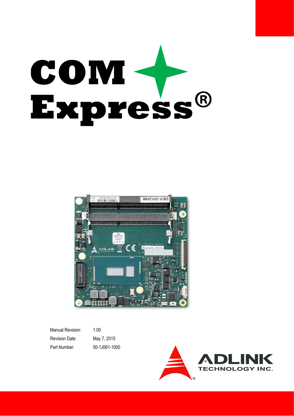 ADLINK cExpress-BL User Manual | 84 pages