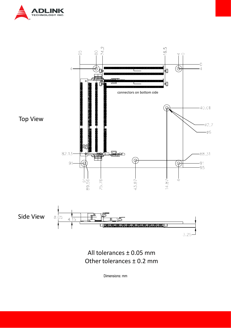 17 mechanical drawing, Mechanical drawing | ADLINK cExpress-BL User Manual | Page 11 / 84