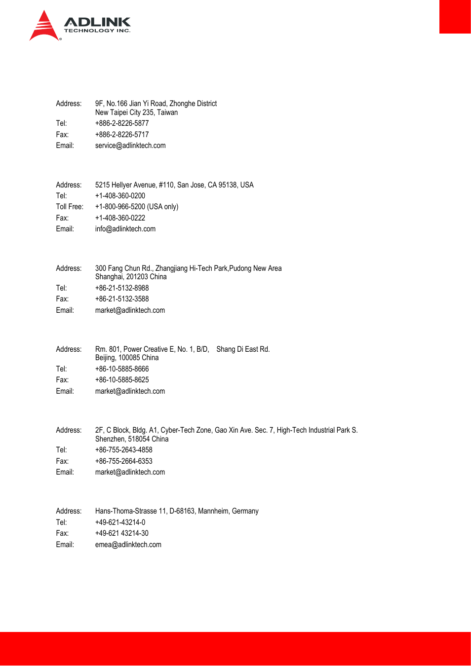 Getting service | ADLINK cExpress-BL User Manual | Page 83 / 84