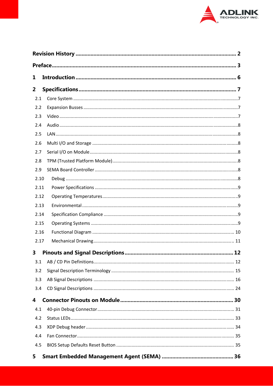 ADLINK cExpress-HL User Manual | Page 4 / 83