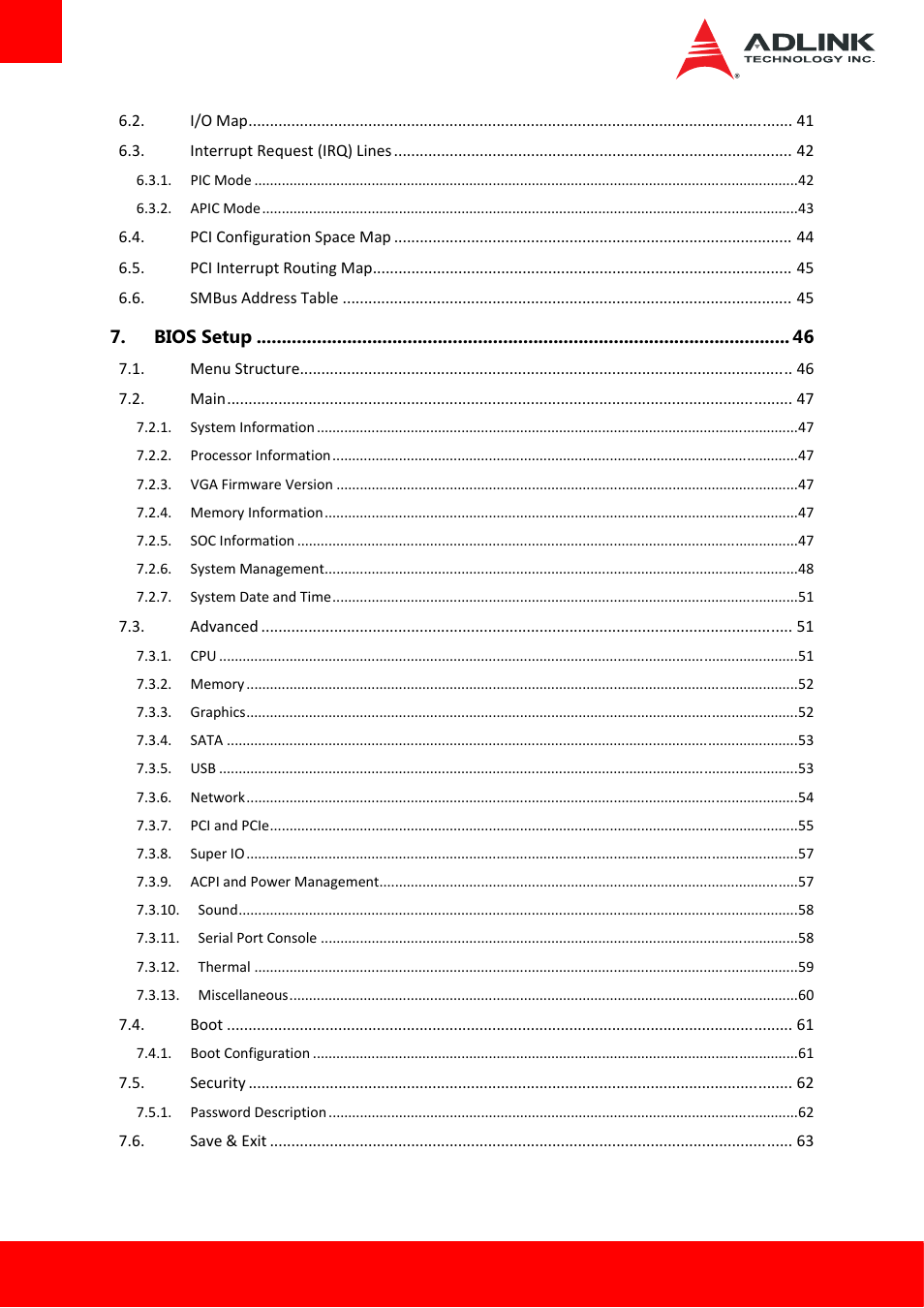 ADLINK cExpress-BT User Manual | Page 6 / 81