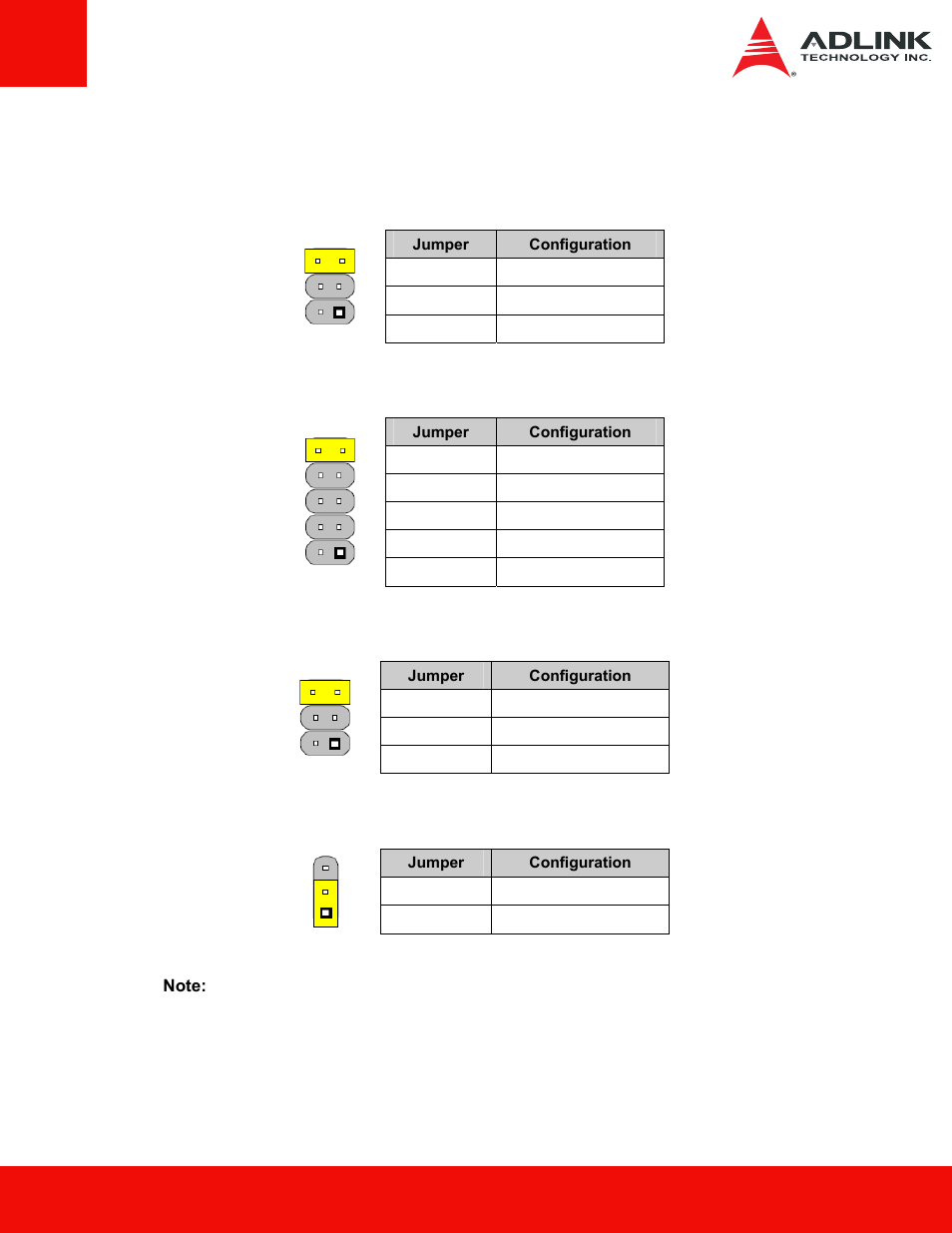 3 jumper settings, 3 jumper, Settings | ADLINK nanoX-BASE User Manual | Page 13 / 18