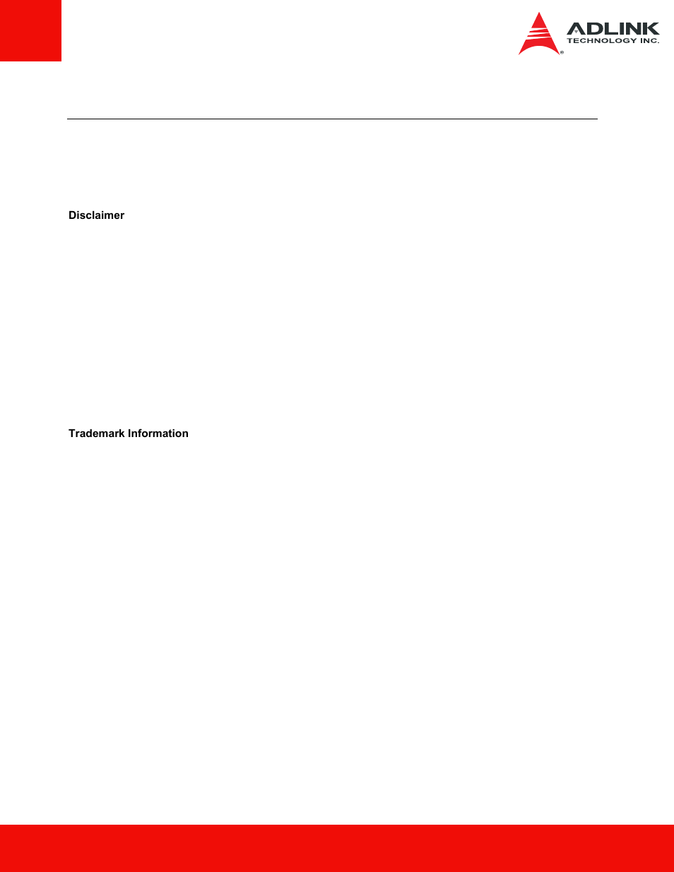 Preface, Copyright 2012 adlink technology, inc | ADLINK nanoX-BASE User Manual | Page 3 / 18