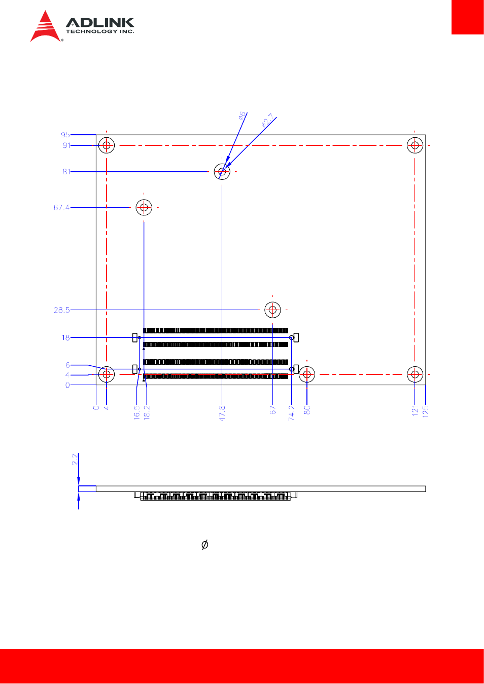 16 mechanical drawing, Mechanical drawing | ADLINK Express-HL2 User Manual | Page 11 / 86