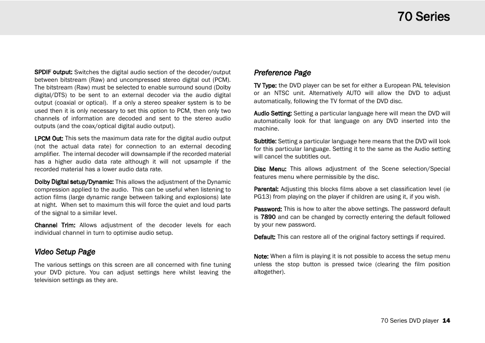 70 s series | Cambridge Audio 70 User Manual | Page 15 / 28