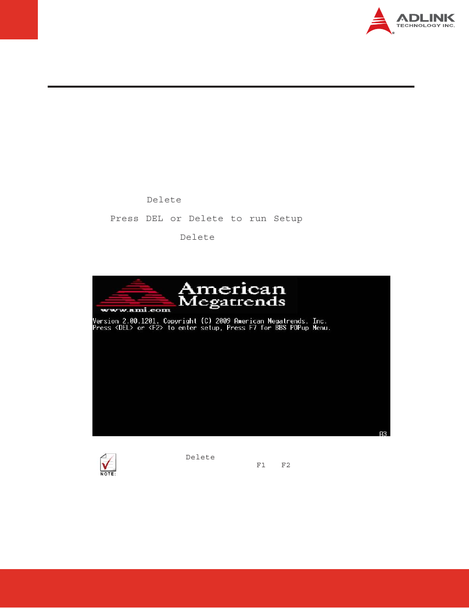 8 bios setup utility, 1 starting the bios, Starting the bios | ADLINK Express-CB User Manual | Page 37 / 78
