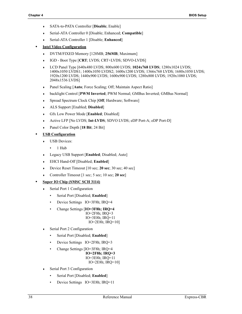 ADLINK Express-CBR User Manual | Page 42 / 54