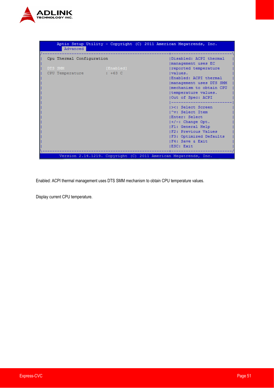 ADLINK Express-CVC User Manual | Page 51 / 73