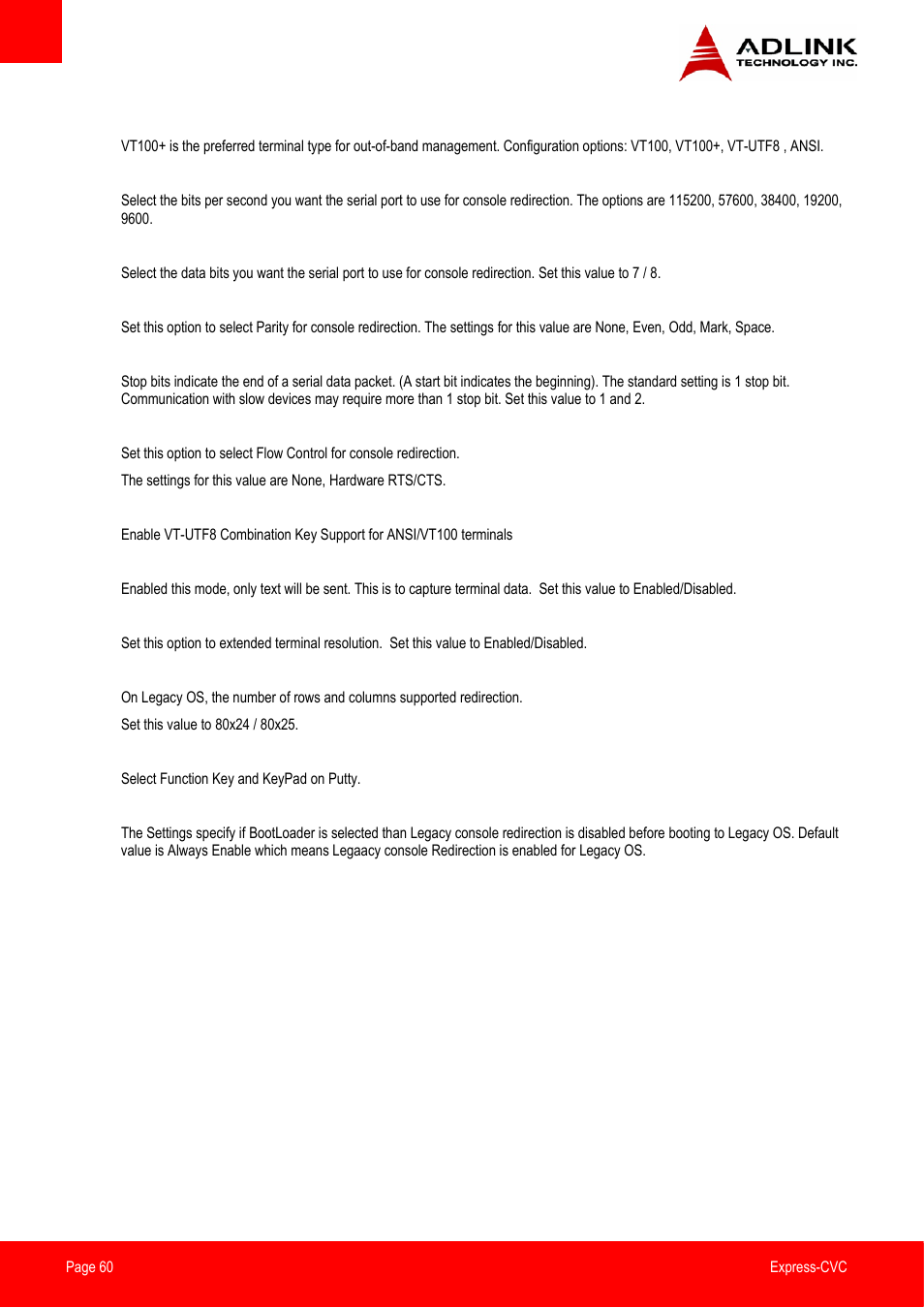 ADLINK Express-CVC User Manual | Page 60 / 73
