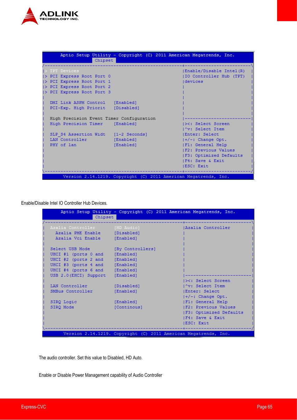South bridge | ADLINK Express-CVC User Manual | Page 65 / 73