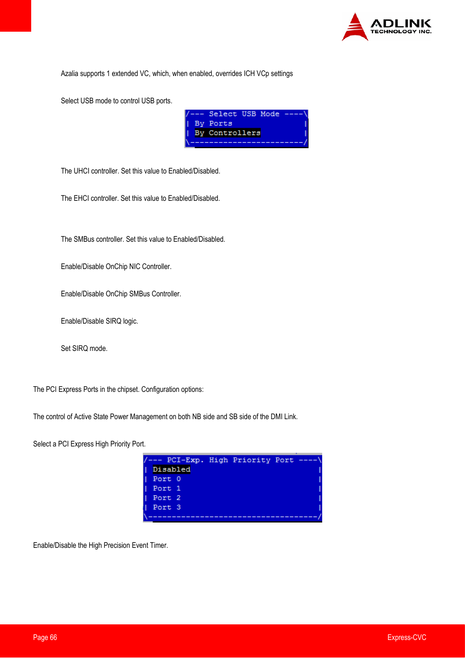ADLINK Express-CVC User Manual | Page 66 / 73