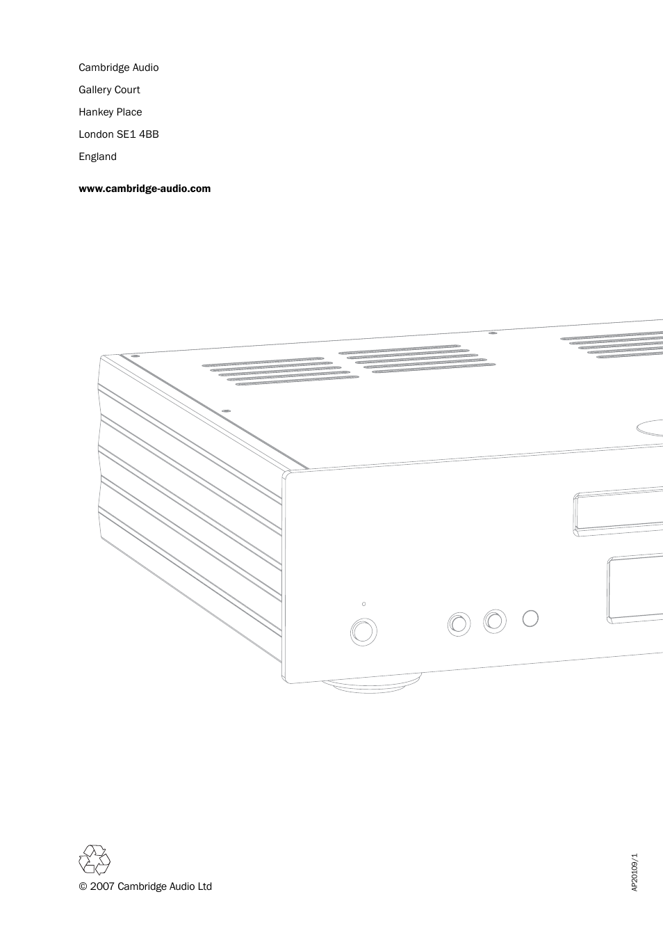 Cambridge Audio Azur 740C User Manual | Page 82 / 82