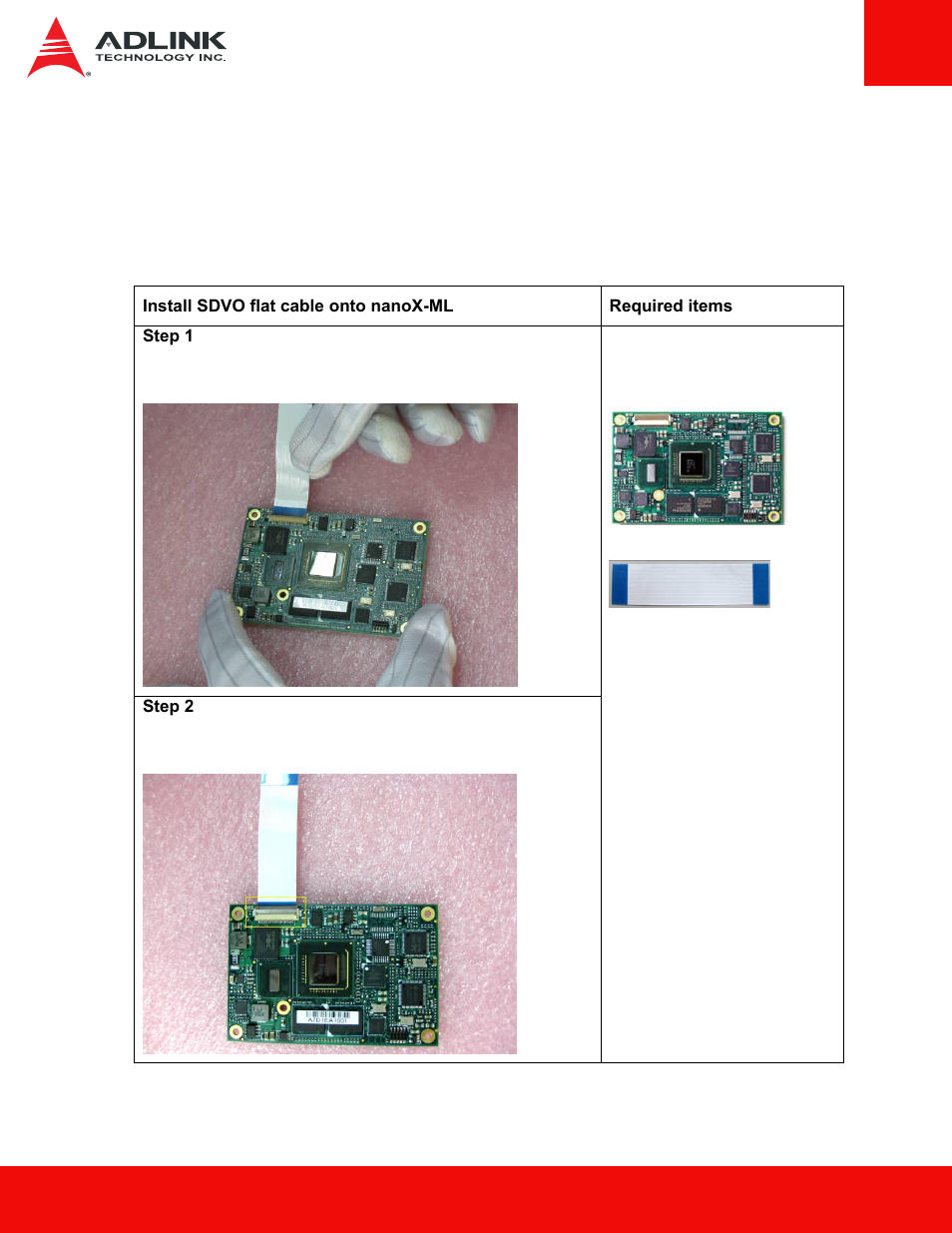 2 type 1 module installation | ADLINK Starter Kit - nanoX User Manual | Page 16 / 43