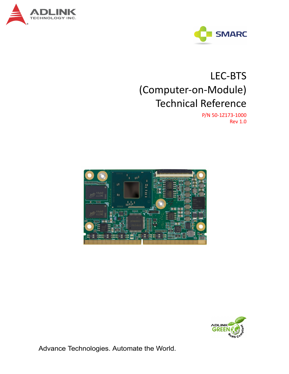 ADLINK LEC-BTS User Manual | 22 pages