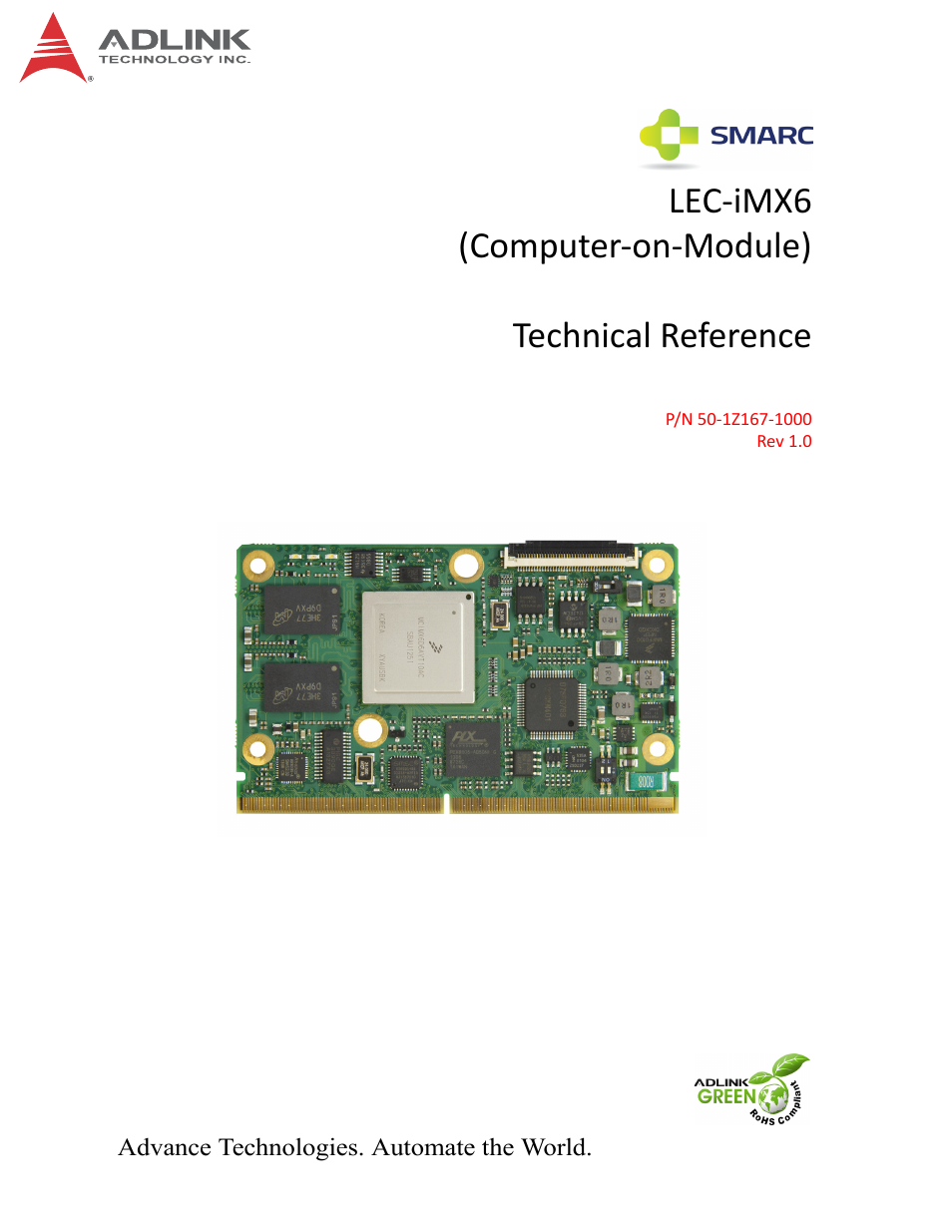 ADLINK LEC-iMX6 User Manual | 28 pages