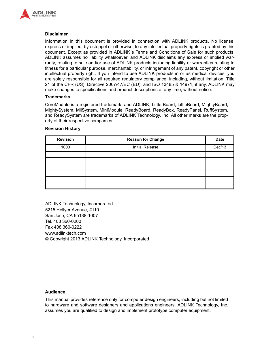 ADLINK LEC-3517 User Manual | Page 2 / 18