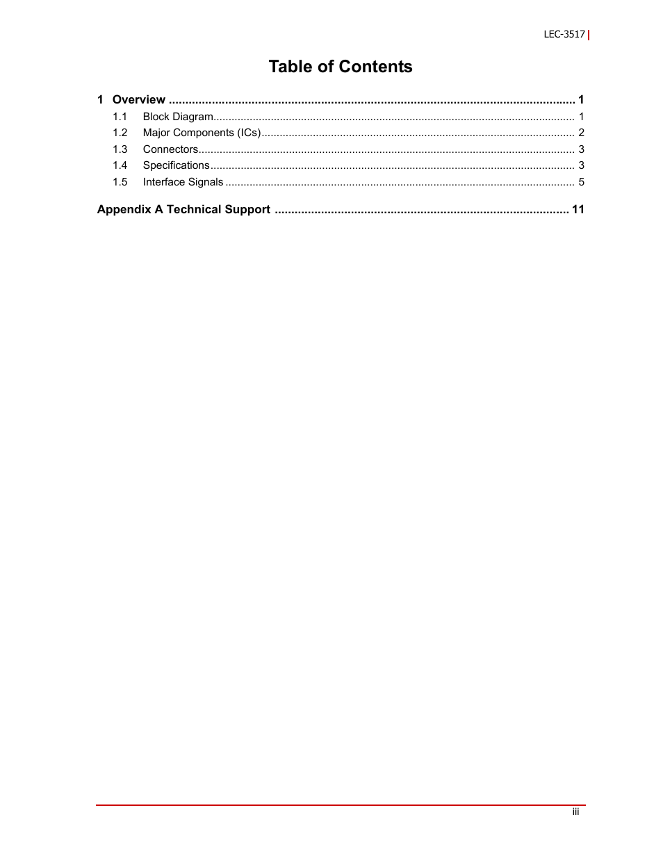 ADLINK LEC-3517 User Manual | Page 3 / 18