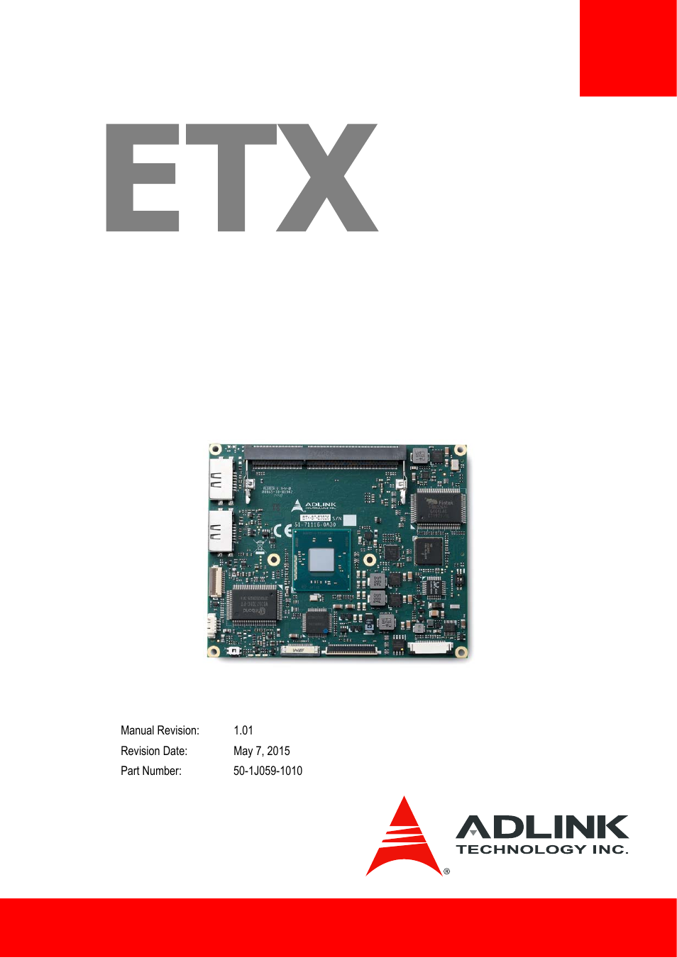 ADLINK ETX-BT User Manual | 70 pages
