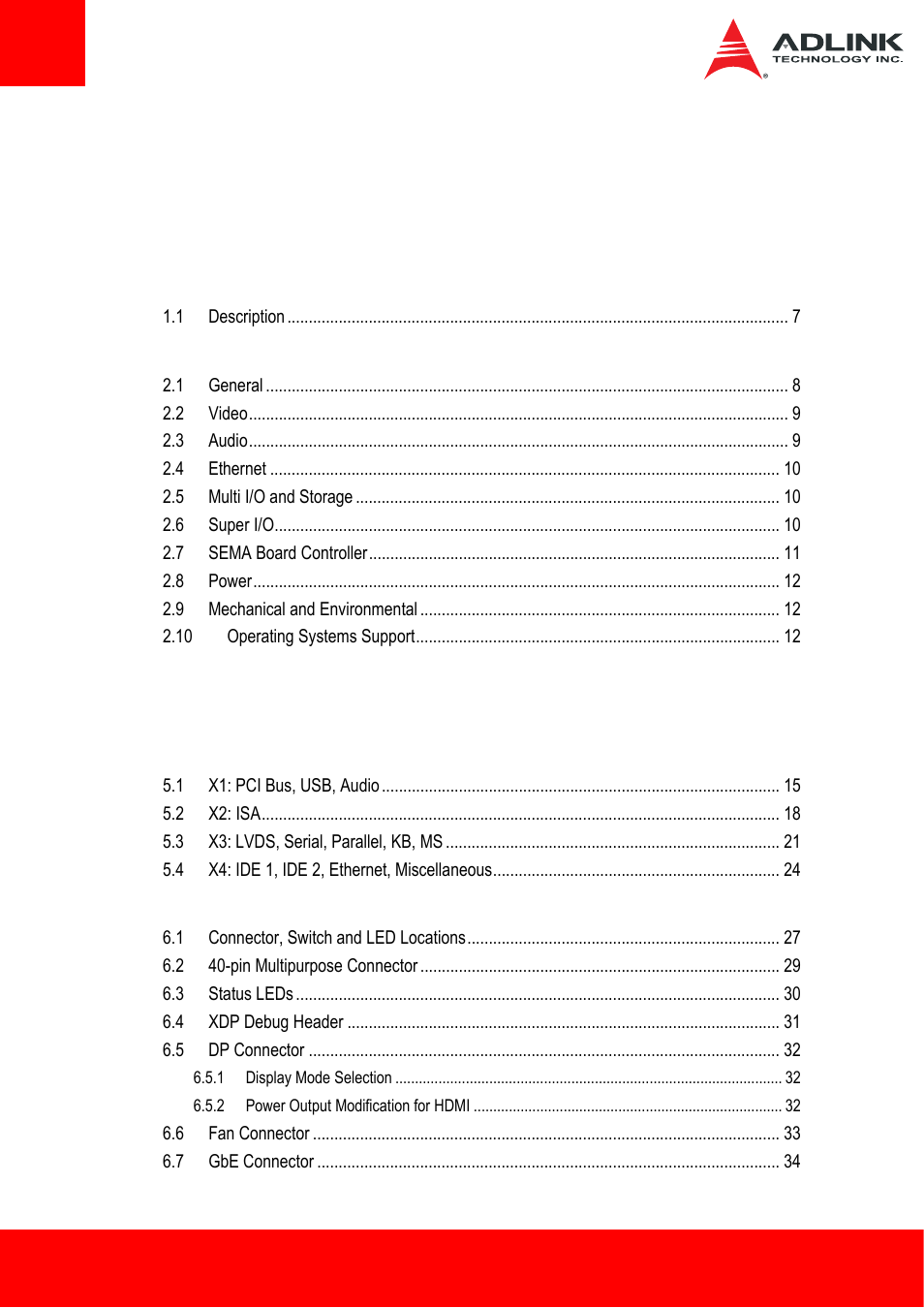 ADLINK ETX-BT User Manual | Page 4 / 70