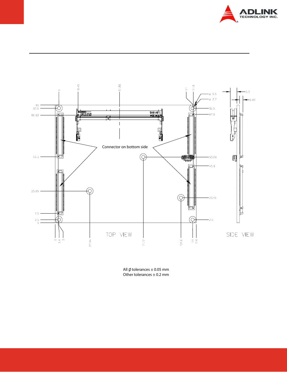 4 mechanical dimensions | ADLINK ETX-CV User Manual | Page 13 / 86