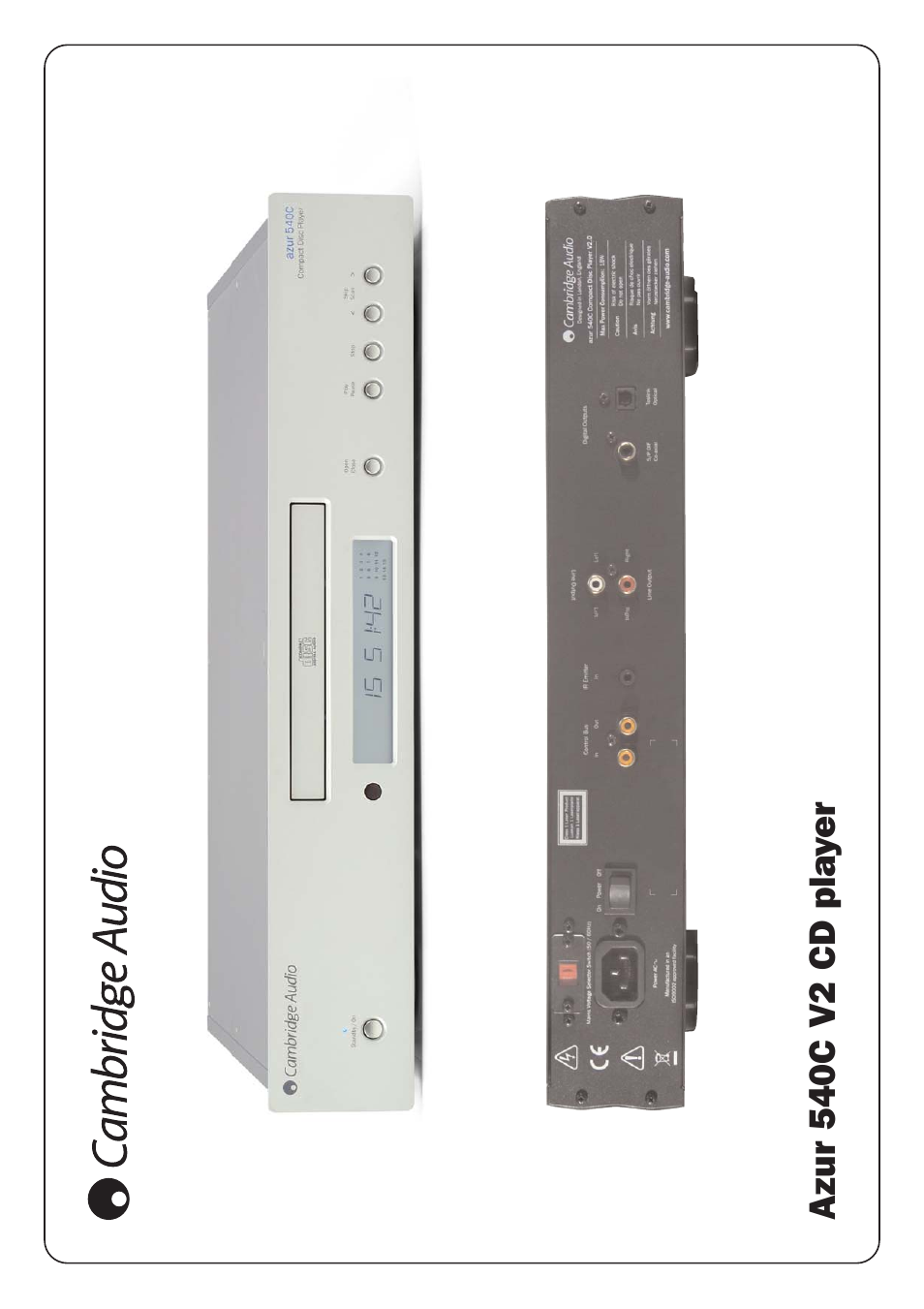 Cambridge Audio azur 540C V2 User Manual | Page 2 / 2