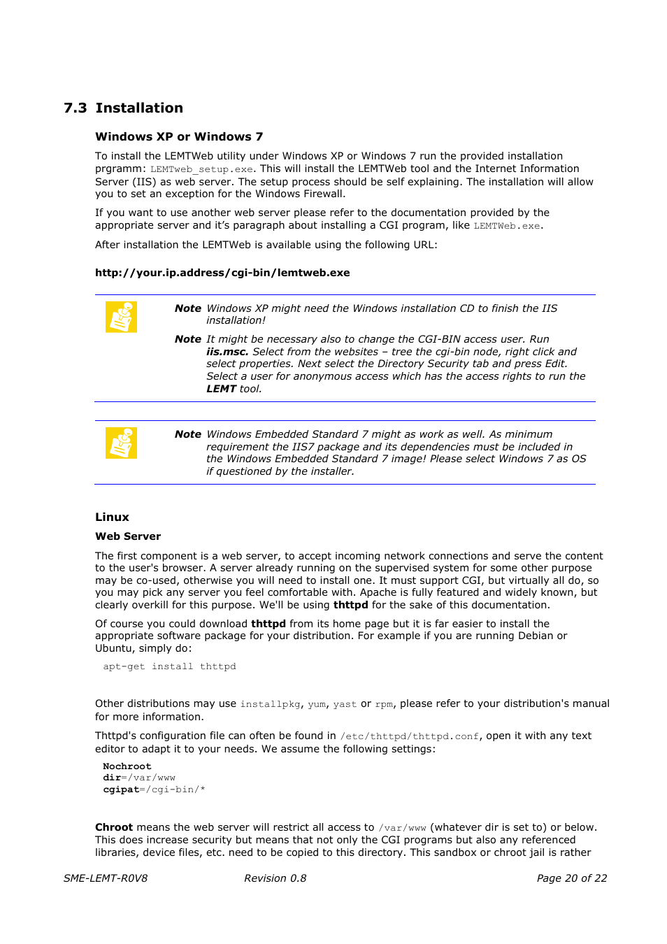 Installation, Windows xp or windows 7, Linux | 3 installation | ADLINK Hurricane-QM57 User Manual | Page 24 / 30