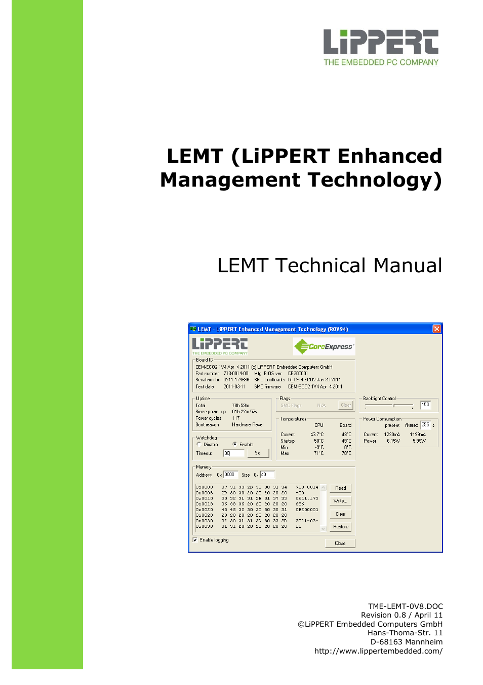 ADLINK CoreExpress-ECO2 User Manual | 38 pages