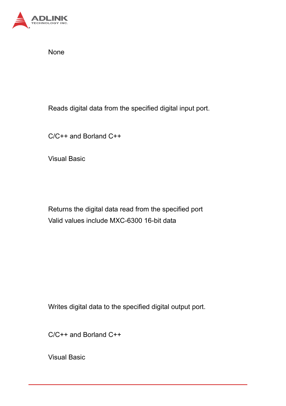 Di_readport, Do_writeport, Di_readport do_writeport | ADLINK MXC-6300 Series User Manual | Page 110 / 124