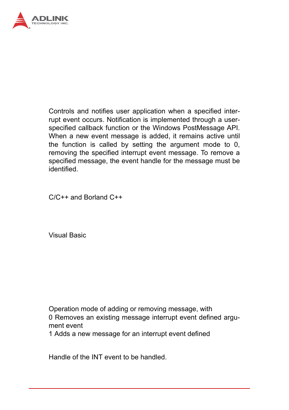 Dio_int_event_message | ADLINK MXC-6300 Series User Manual | Page 114 / 124