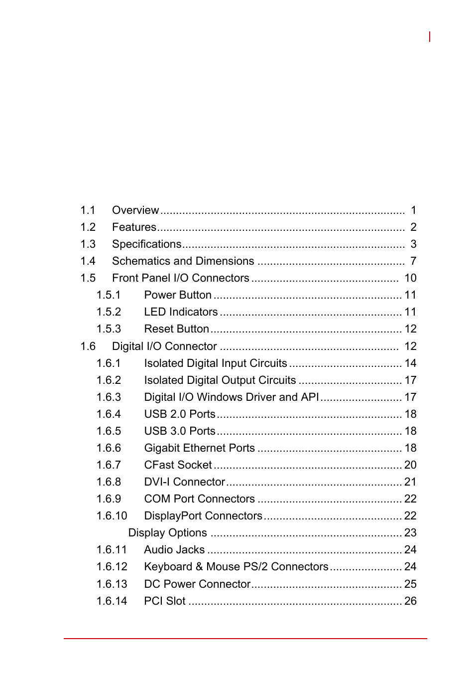 ADLINK MXC-6300 Series User Manual | Page 5 / 124