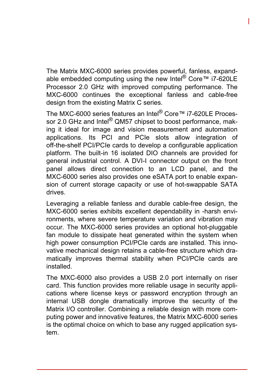 1 introduction, 1 overview, Overview | 1introduction | ADLINK MXC-6000 Series User Manual | Page 13 / 100